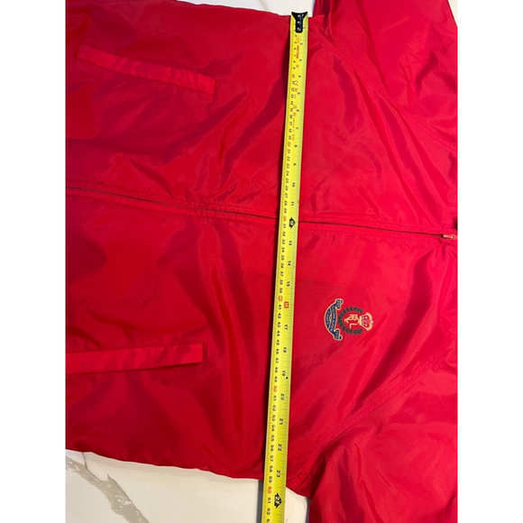 Vintage Chaps Ralph Lauren Zip Windbreaker Crest Jacket Large Old Money Preppy - Picture 11 of 13